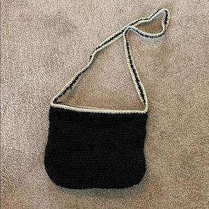 Knit Cross Body Bag 🖤